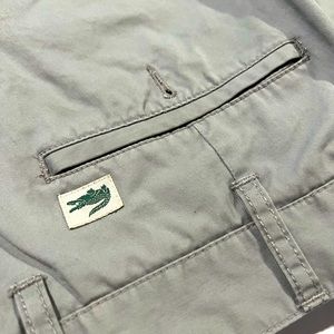 Grey Lacoste Pants